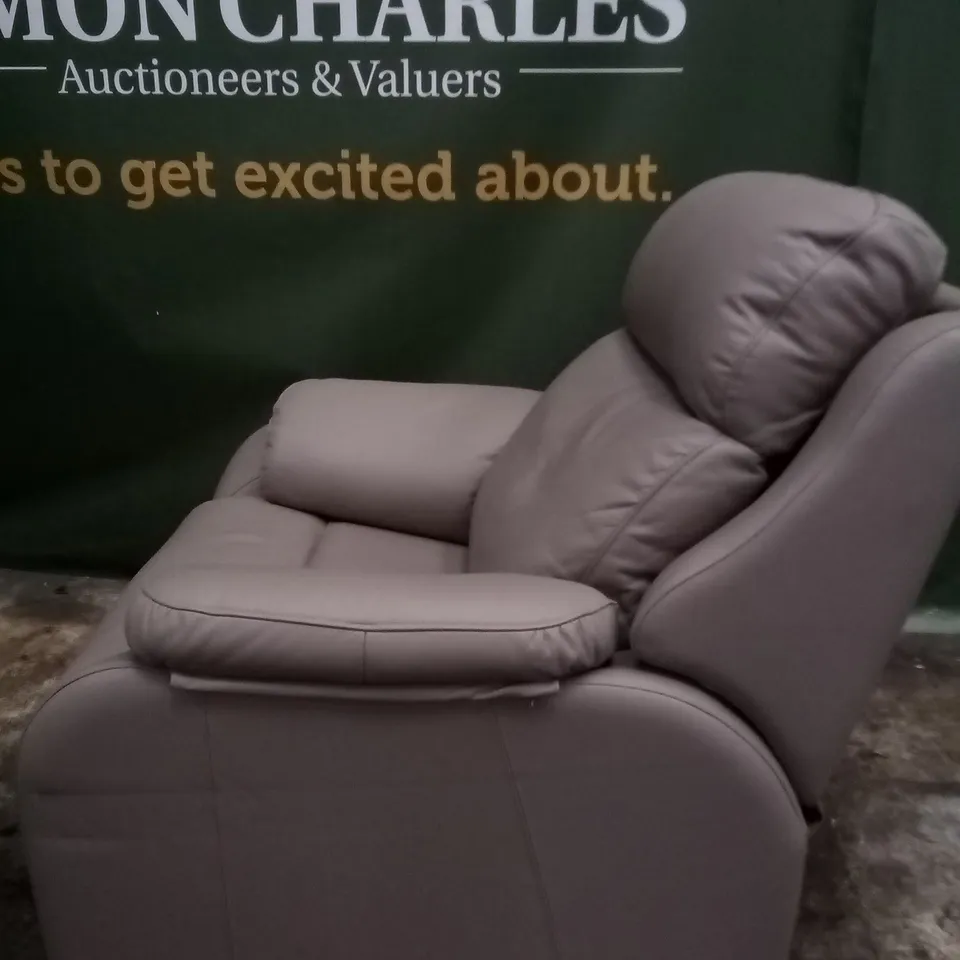 DESIGNER G PLAN KINGSBURY OXFORD MUSHROOM ELECTRIC RECLINER CHAIR