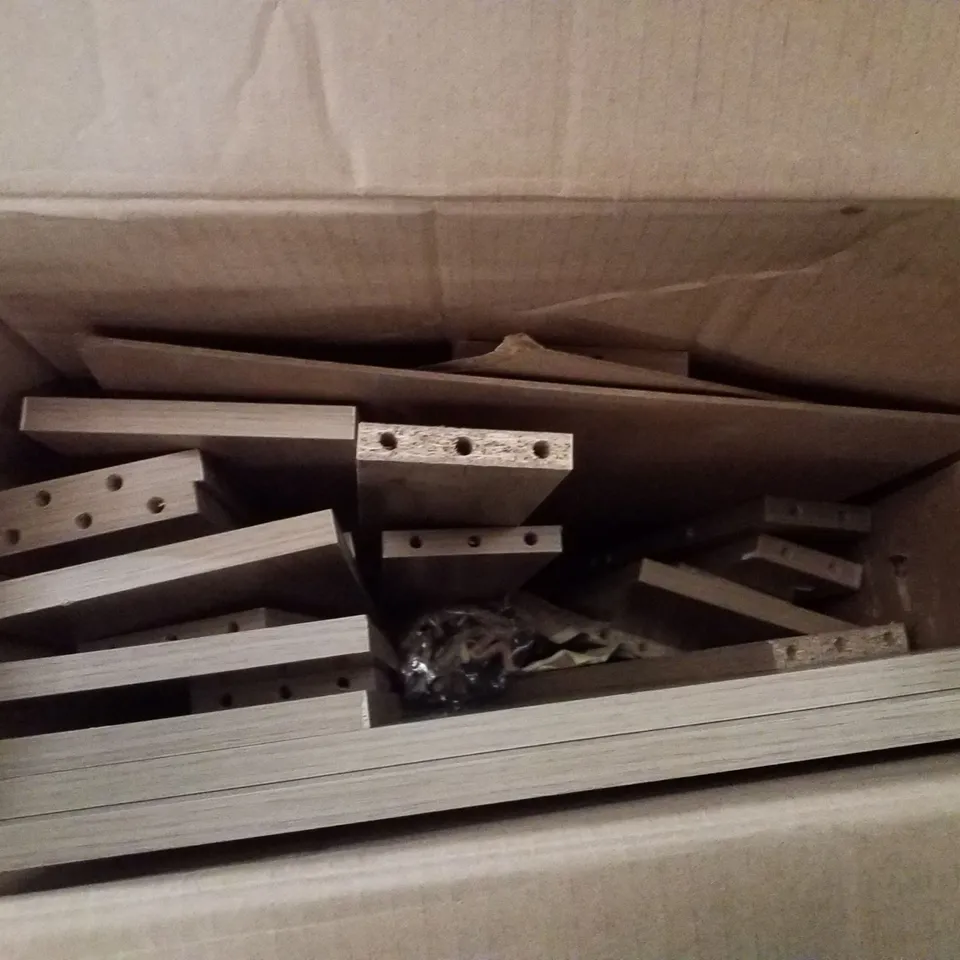 BOXED COFFEE TABLE -OAK- //ENGINEERED WOOD