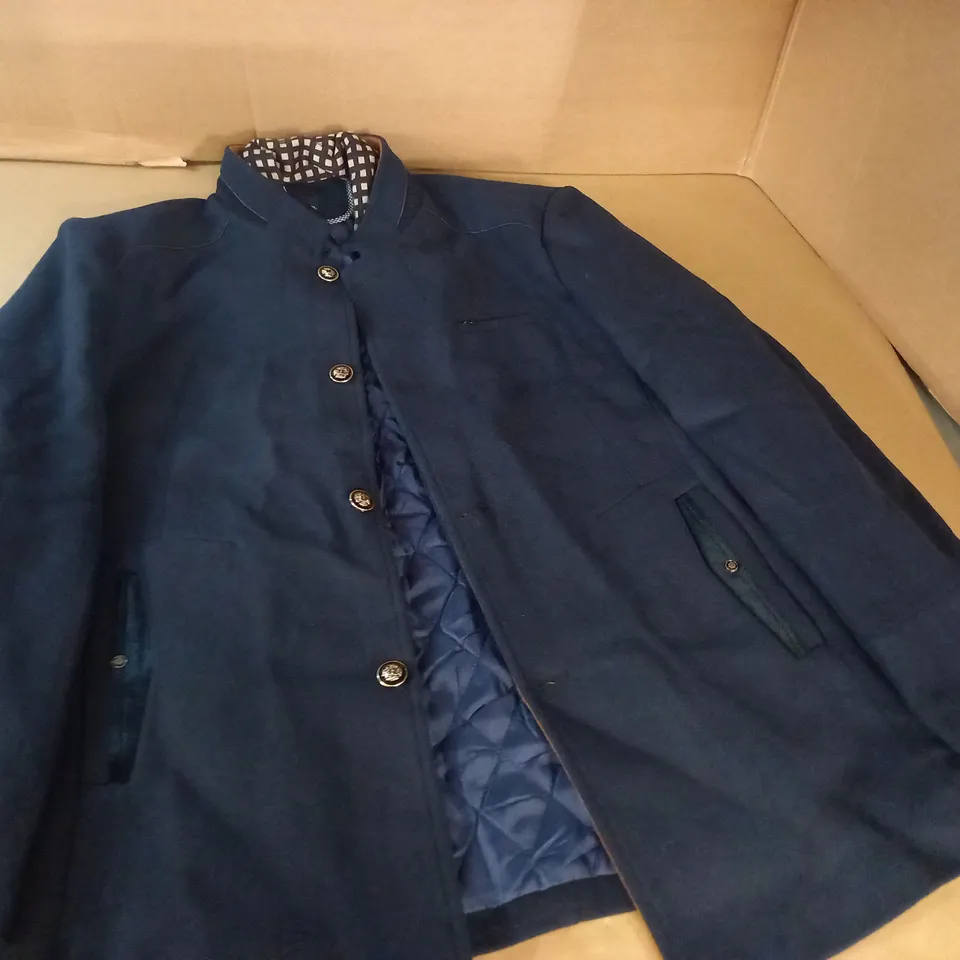 HANDSOME DANS KNIGHTSMAN COAT IN ROYAL BLUE - XL