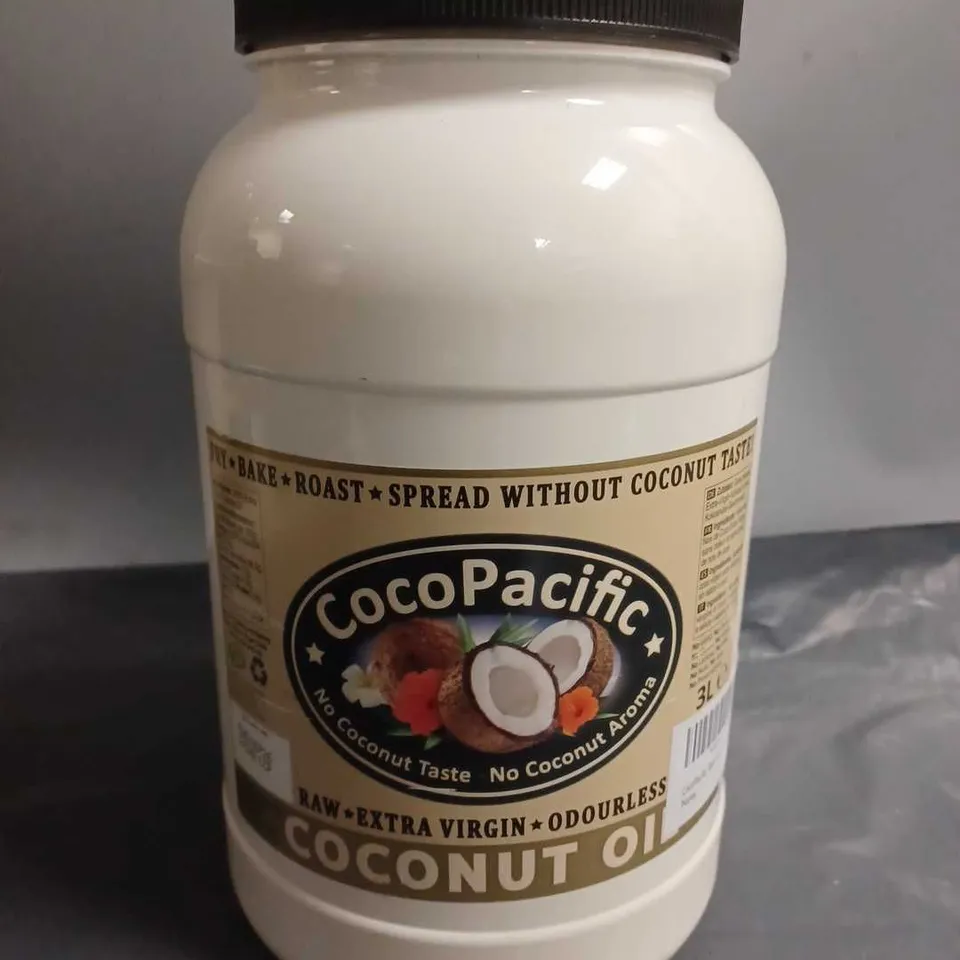 COCO PACIFIC 3L TUB OF RAW COCONUT OIL