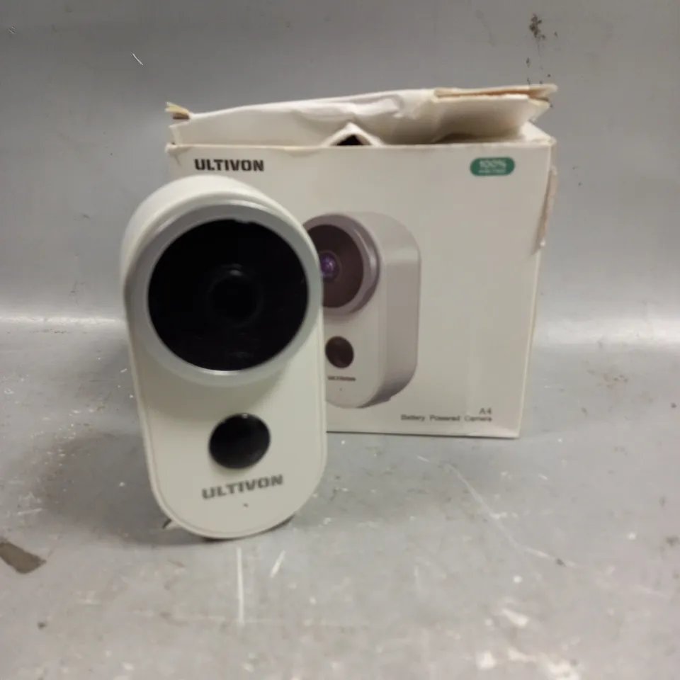 BOXED ULTIVON A4 BATTERY POWERED SECURITY CAMERA 