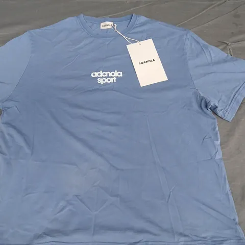 ADANOLA BLUE CREW T-SHIRT - M