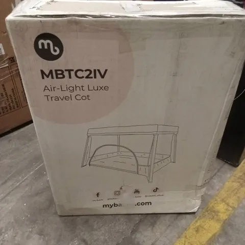 BOXED MYBABIIE MBTC2IV AIR-LIGHT LUXE TRAVEL COT 