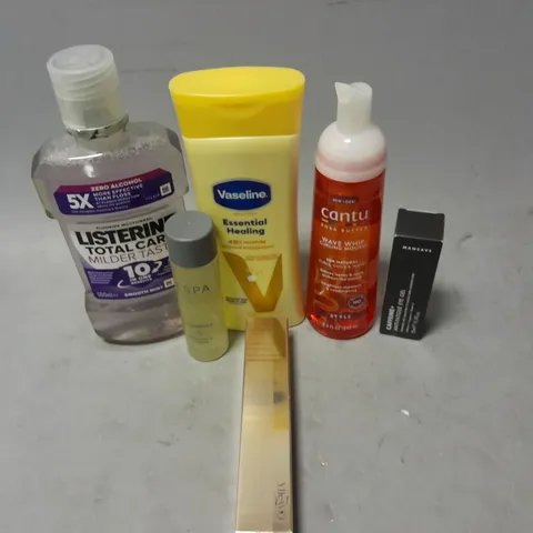 APPROXIMATELY 20 ASSORTED HEALTH & BEAUTY ITEMS TO INCLUDE - ESPA SHAMPOO, LISTERINE MOUTHWASH AND CANTU CURLING MOUSSE
