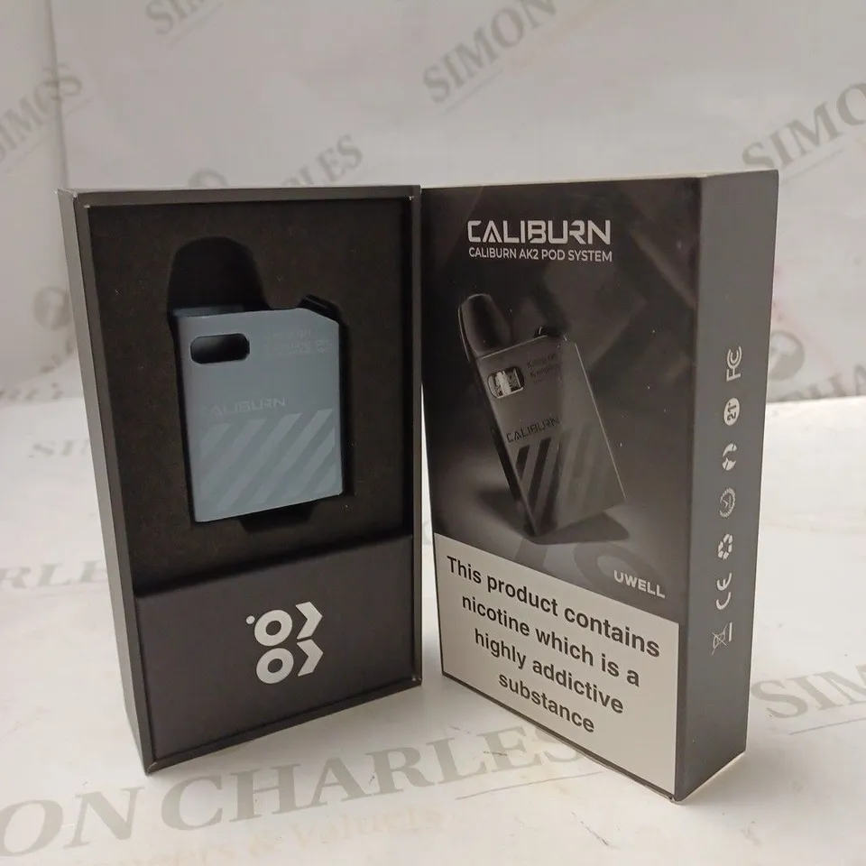 BOXED UWELL CALIBURN AK2 POD SYSTEM. 