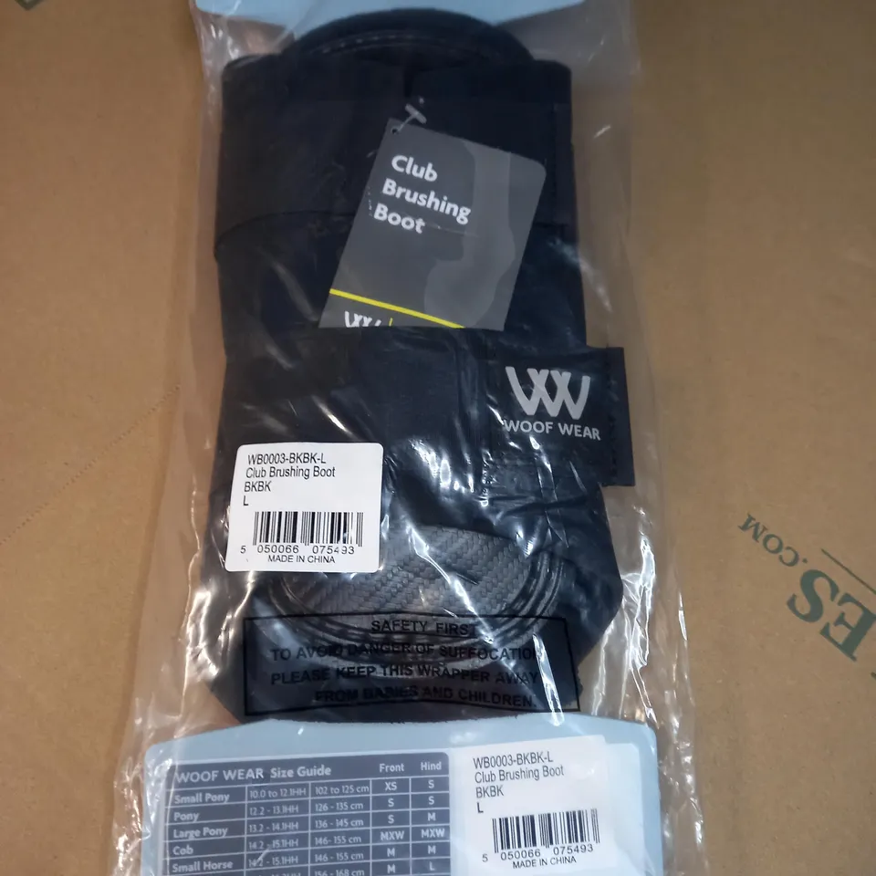 PACKAGED WOOF WEAR CLUB BRUSHING BOOT - LARGE