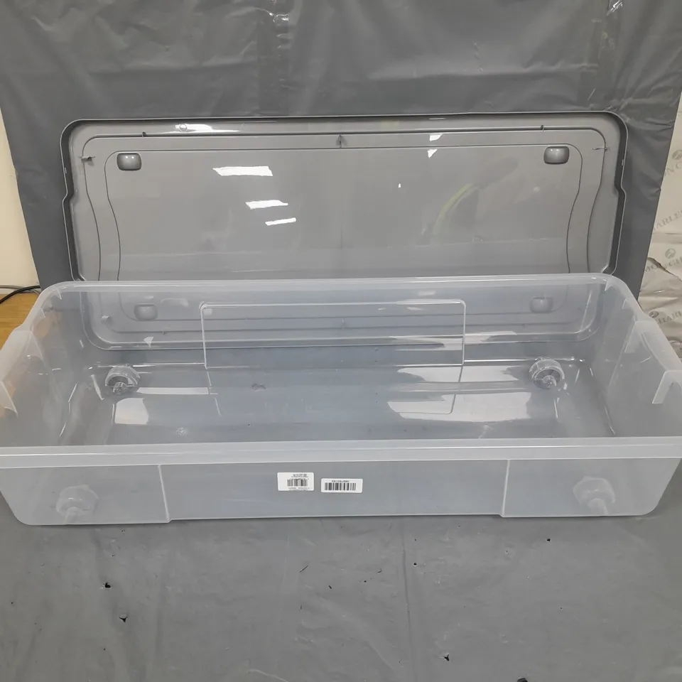 17L WHEELED UNDERBED STORAGE BOX WITH LID - COLLECTION ONLY 