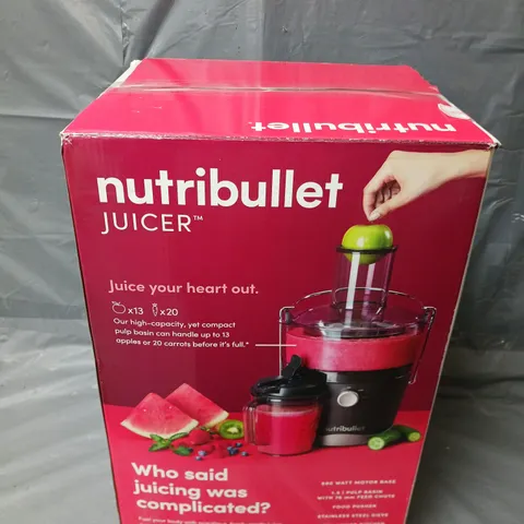 BOXED NUTRIBULLET JUICER