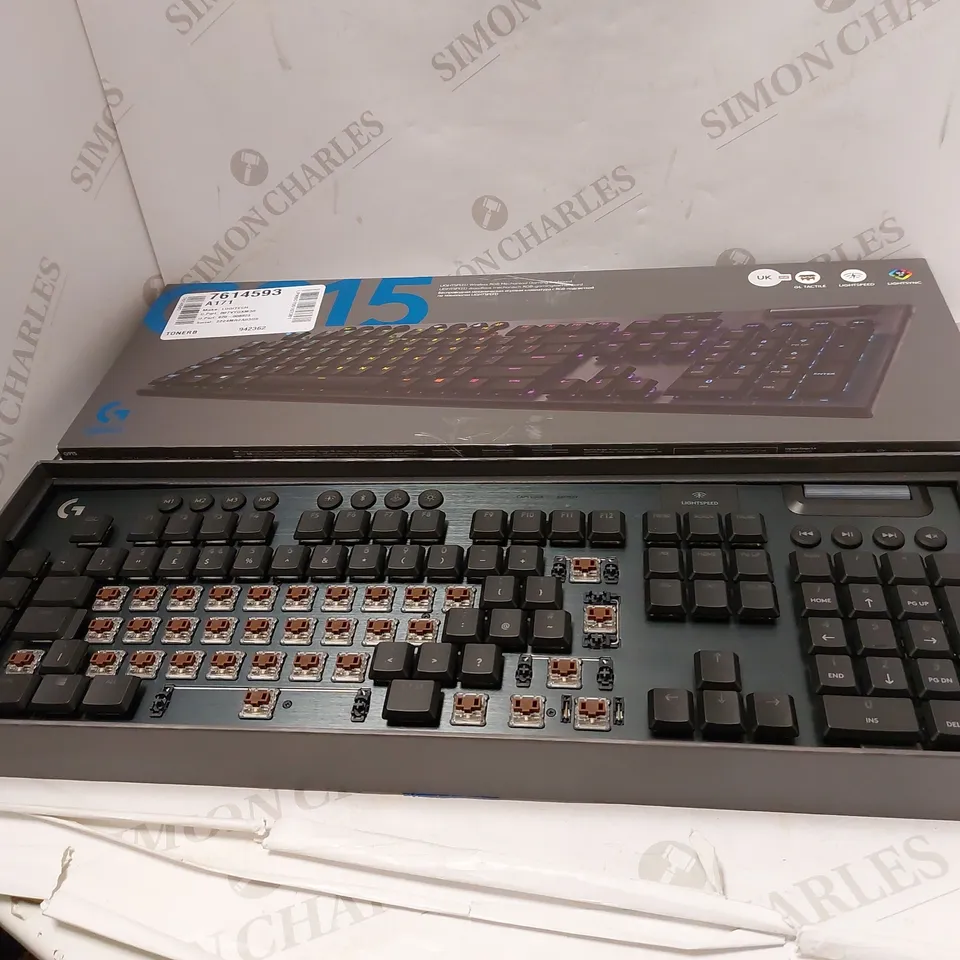 LOGITECH G915 LIGHTSPEED WIRELESS RGB MECHANICAL GAMING KEYBOARD