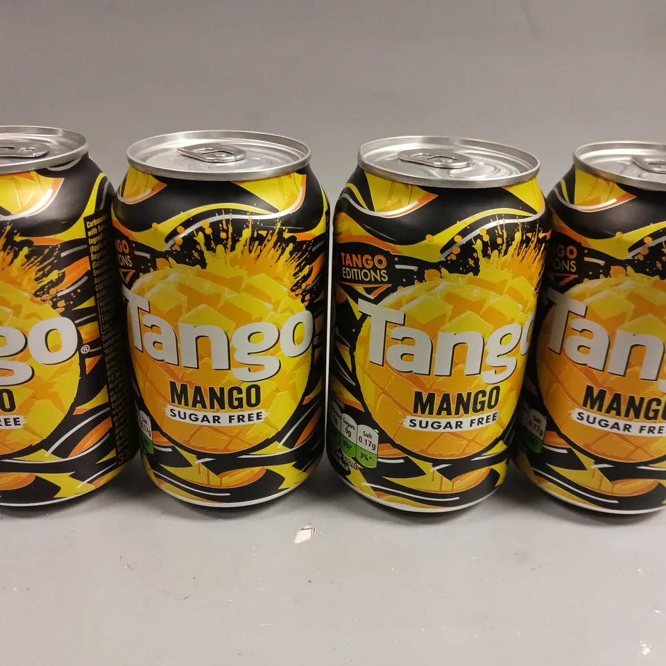 APPROXIMATELY 15 TANGO MANGO SUGAR FREE DRINKS - 15 X 330ML