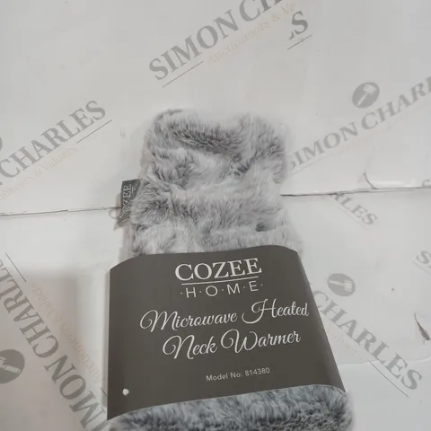 COZY HOME NECK WARMER GREY TIPPED