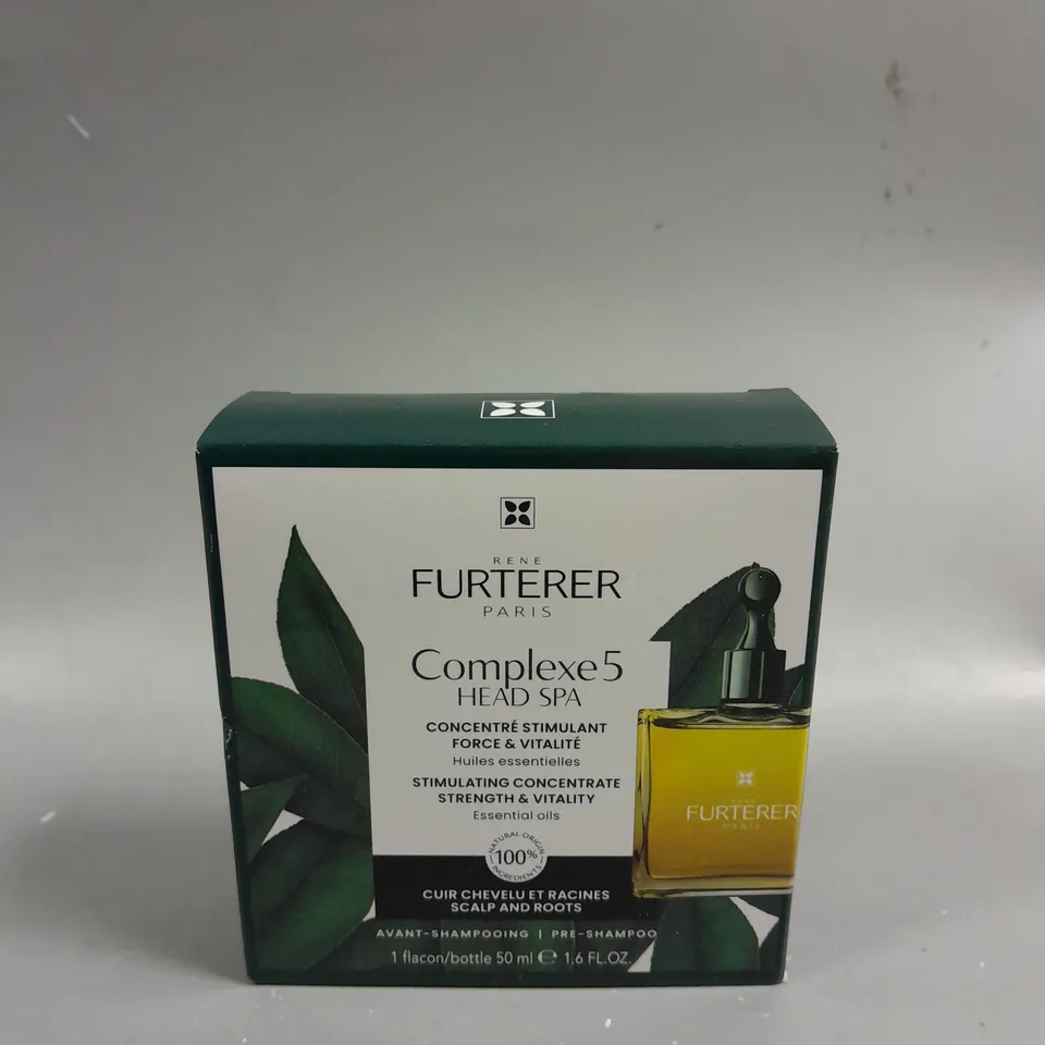BOXED RENE FURTERER COMPLEXE 5 STIMULATING PLANT EXTRACT PRE-SHAMPOO 50ML
