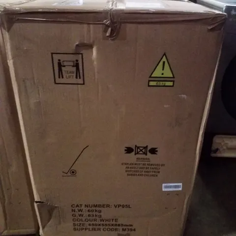 BOXED SWAN 8KG LOAD, 1400 SPIN FREESTANDING WASHING MACHINE - WHITE