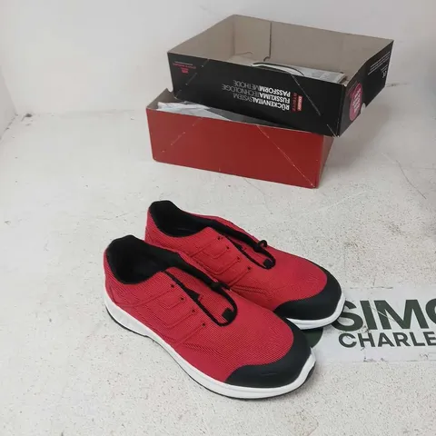 STEITZ SECURA PLUS RED SAFETY SNEAKERS, EU 42 (UK 8)