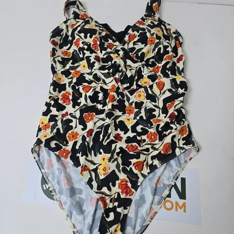 BONPRIX ONE PIECE SWIMSUIT MULTI COLOURED SIZE 20