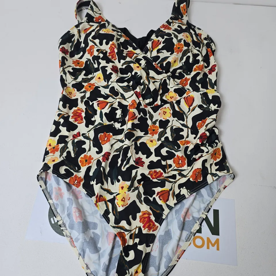 BONPRIX ONE PIECE SWIMSUIT MULTI COLOURED SIZE 20
