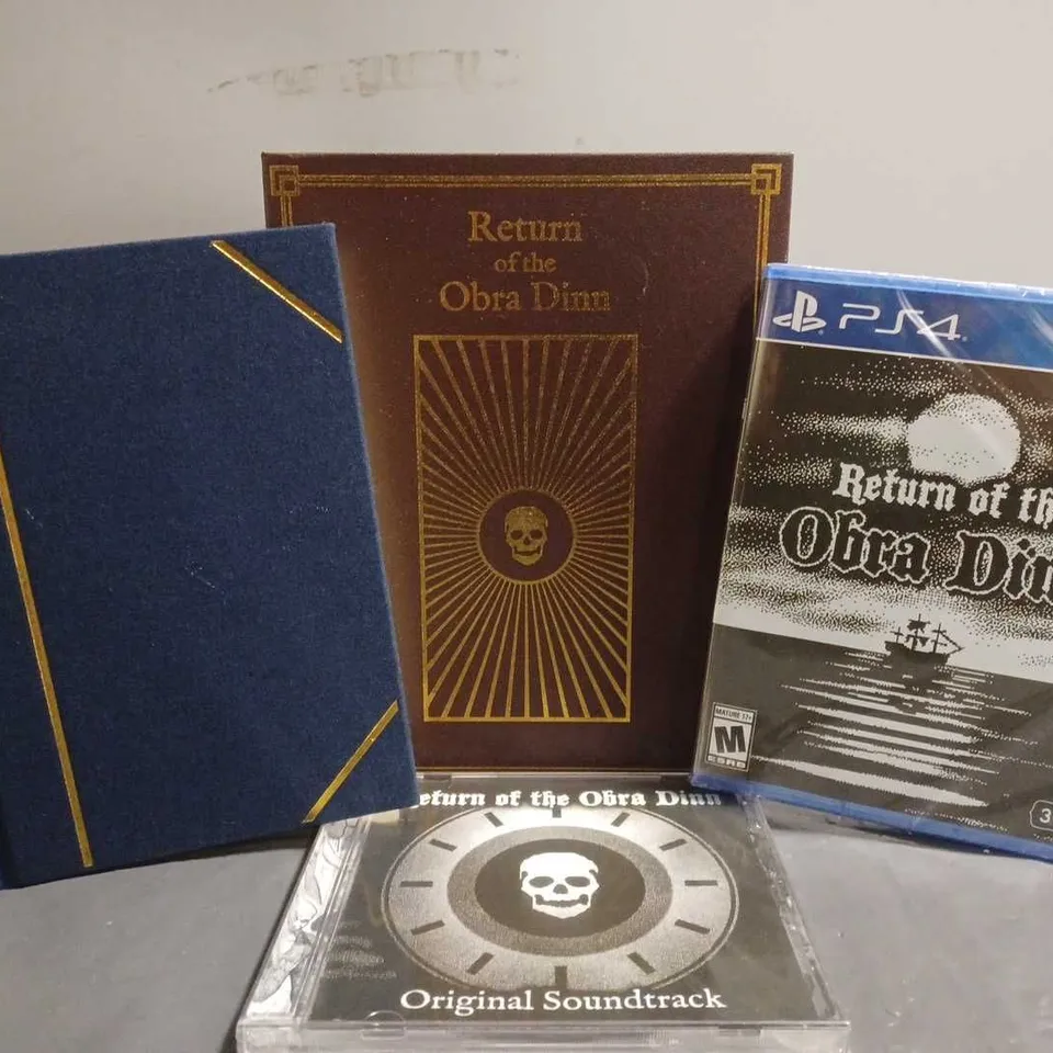 BOXED RETURN OF THE OBRA DINN PS4 VIDEO GAME & CD