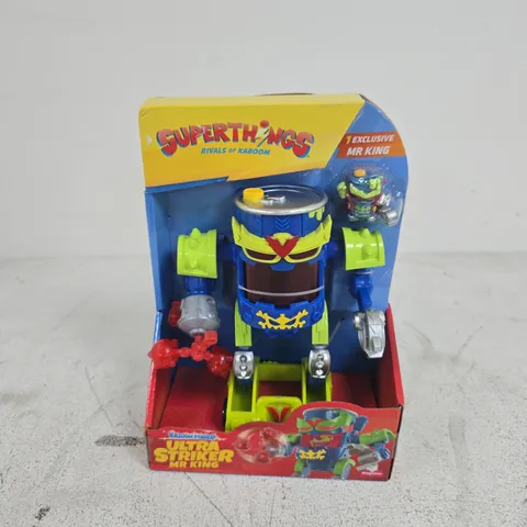 BOXED SUPERTHINGS RIVALS OF KABOOM ULTRA STRIKER MR KING