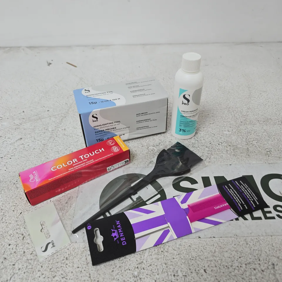 APPROXIMATELY 10 ASSORTED HAIR COLOURING PRODUCTS