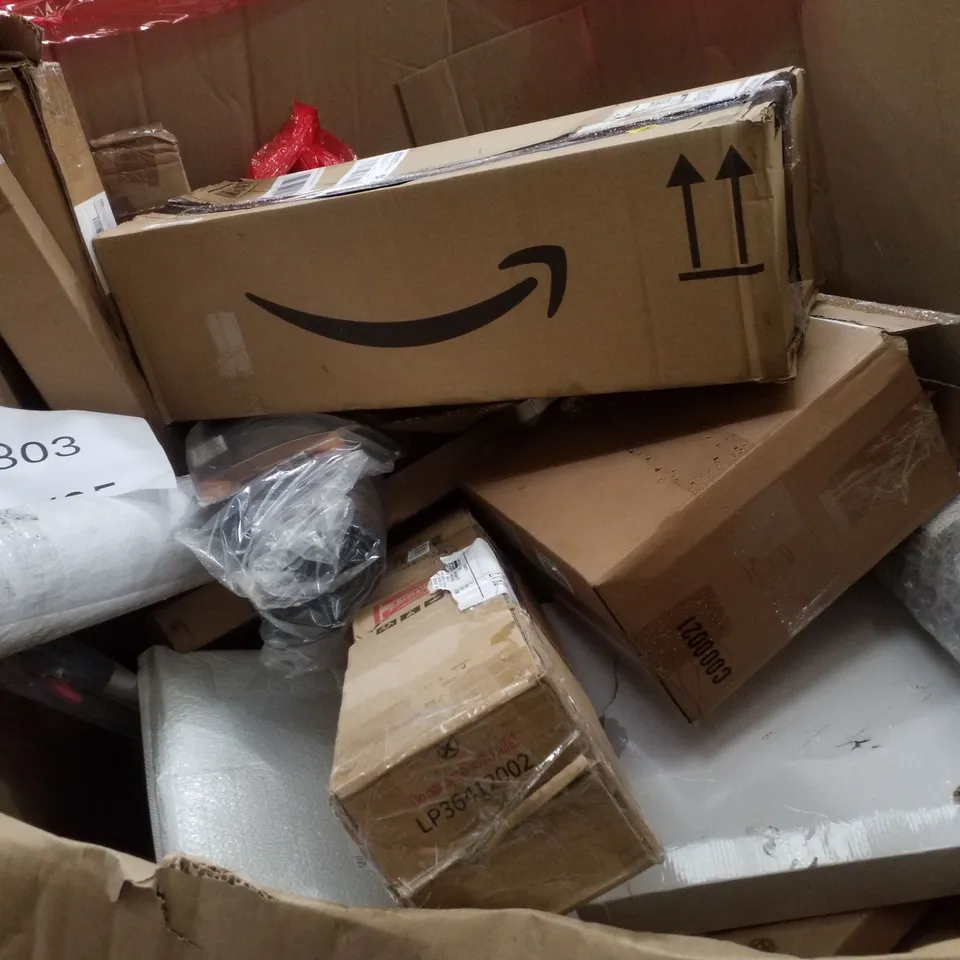 PALLET CONTAINING ASSORTED PRODUCTS INCLUDING STAINLESS STEEL FAUCET, INSECT KILLER, SHOWER MIXER & WEED BARRIER FABRIC