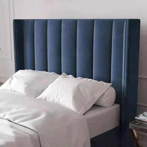 BOXED DAKOTA DOUBLE SIZE HEADBOARD - BLUE (1 BOX)