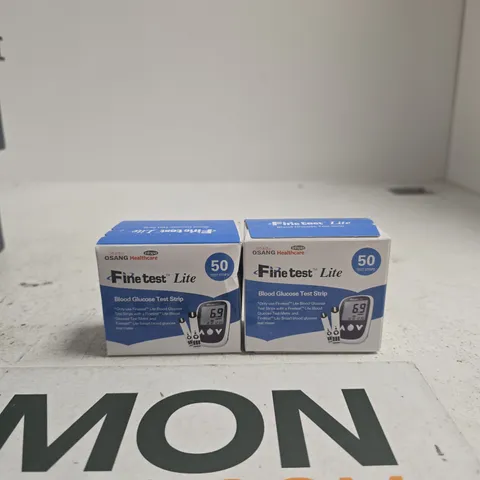 FINE TEST LITE BLOOD GLUCOSE TEST STRIPS (50 PER BOX) – OSANG HEALTHCARE, 2 BOXES