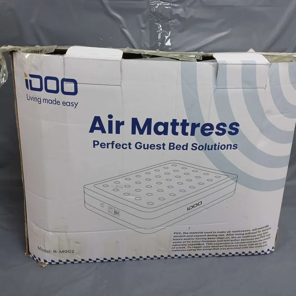 BOXED IDOO AIR MATTRESS 