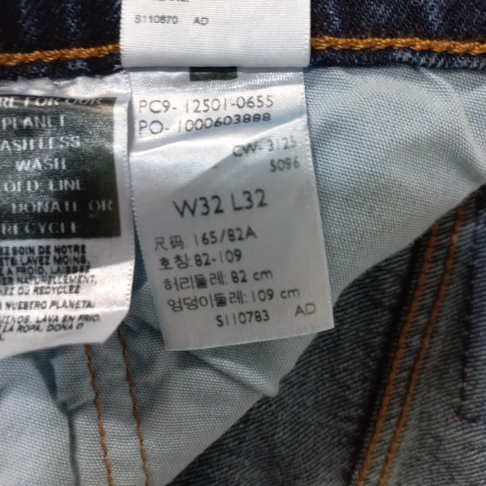 LEVI'S 501 ORIGINAL JEANS – UK 32 (W32 L32) BLUE DENIM