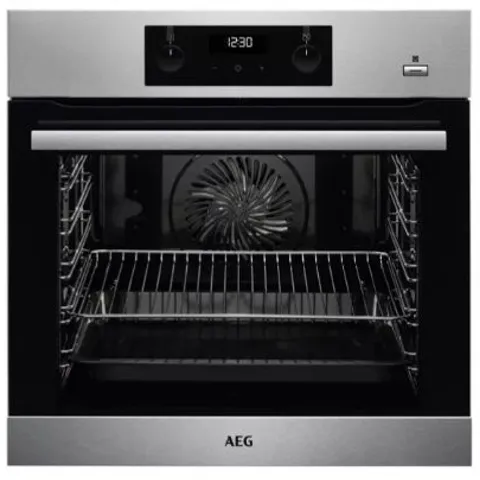 AEG INTEGRATED STEAMBAKE ELECTRIC STEAM OVEN WITH SENSECOOK FOOD PROBE - STAINLESS STEEL Model BES356010M