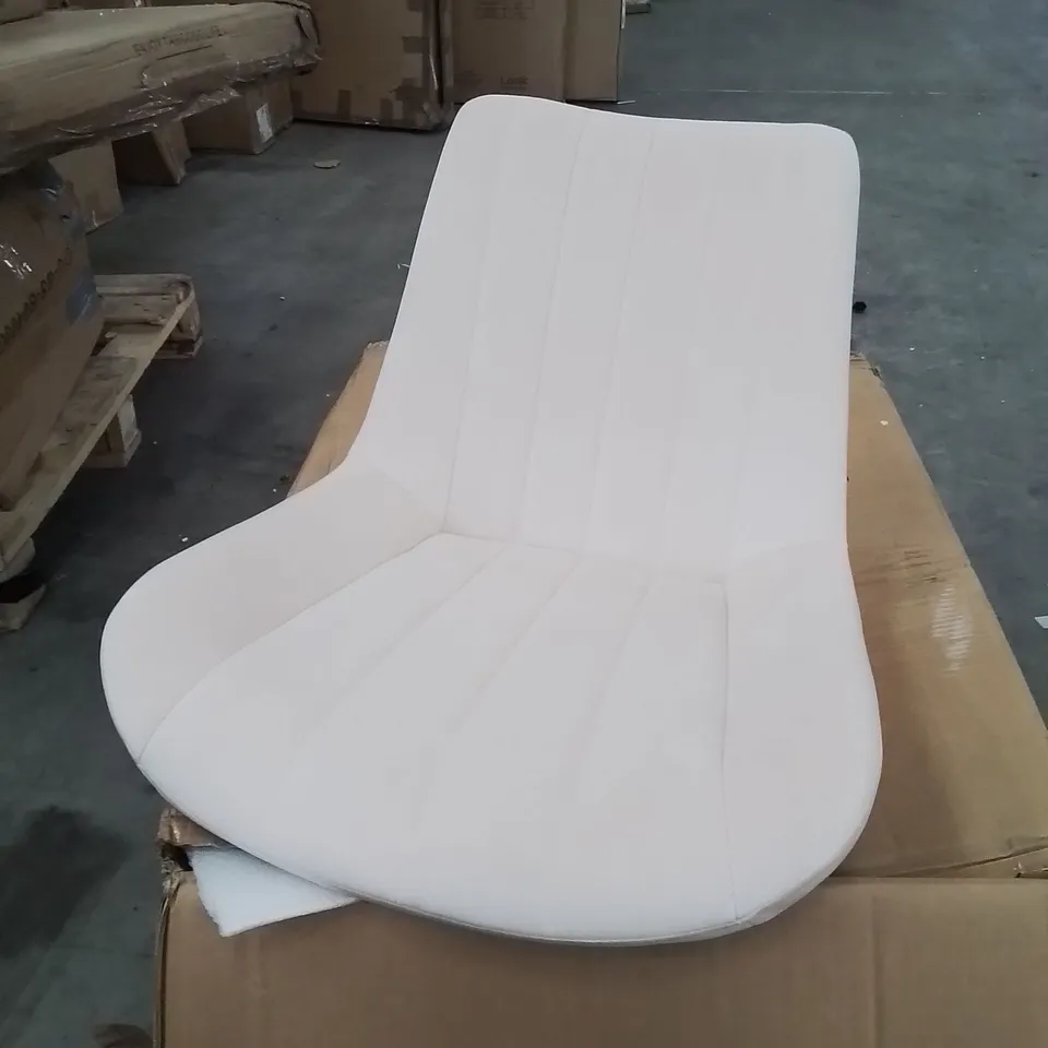 BOXED CLAIR DINING CHAIRS -CREAM-