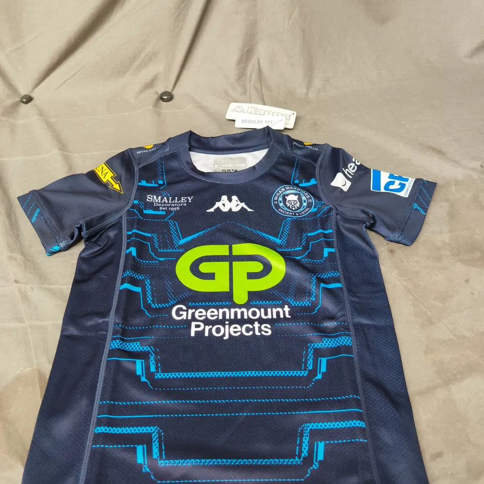 KAPPA WIGAN WARRIORS YOUTH FOOTBALL SHIRT – SIZE 8Y