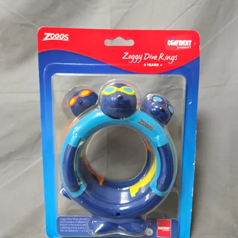 ZOGGS DIVE RINGS SWIM TOY FOR 3+ YEARS