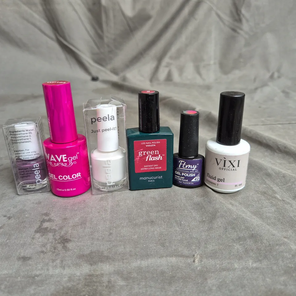 APPROXIMATELY 20 BOTTLES OF NAIL VARNISH TO INCLUDE VIXI OFFICIAL, PEELA AND MANICURIST