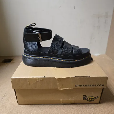 BOXED PAIR OF DR. MARTENS BLAIRE SANDALS – BLACK, UK 6 