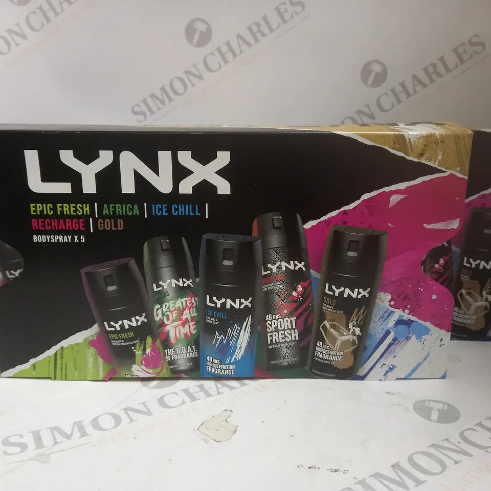 BOX OF 3 LYNX BODYSPRAY GIFT SETS 