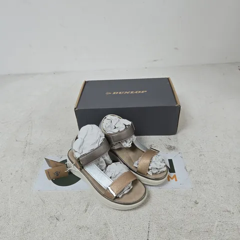 DUNLOP SERAFINA MULTI-METALLIC SANDALS – UK 3