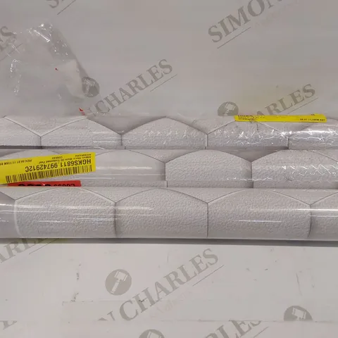 3 X ROLLS OF ALECXA 3D EMBOSSED PEEL WALLPAPER // SIZE PER ROLL: 10m X 45cm