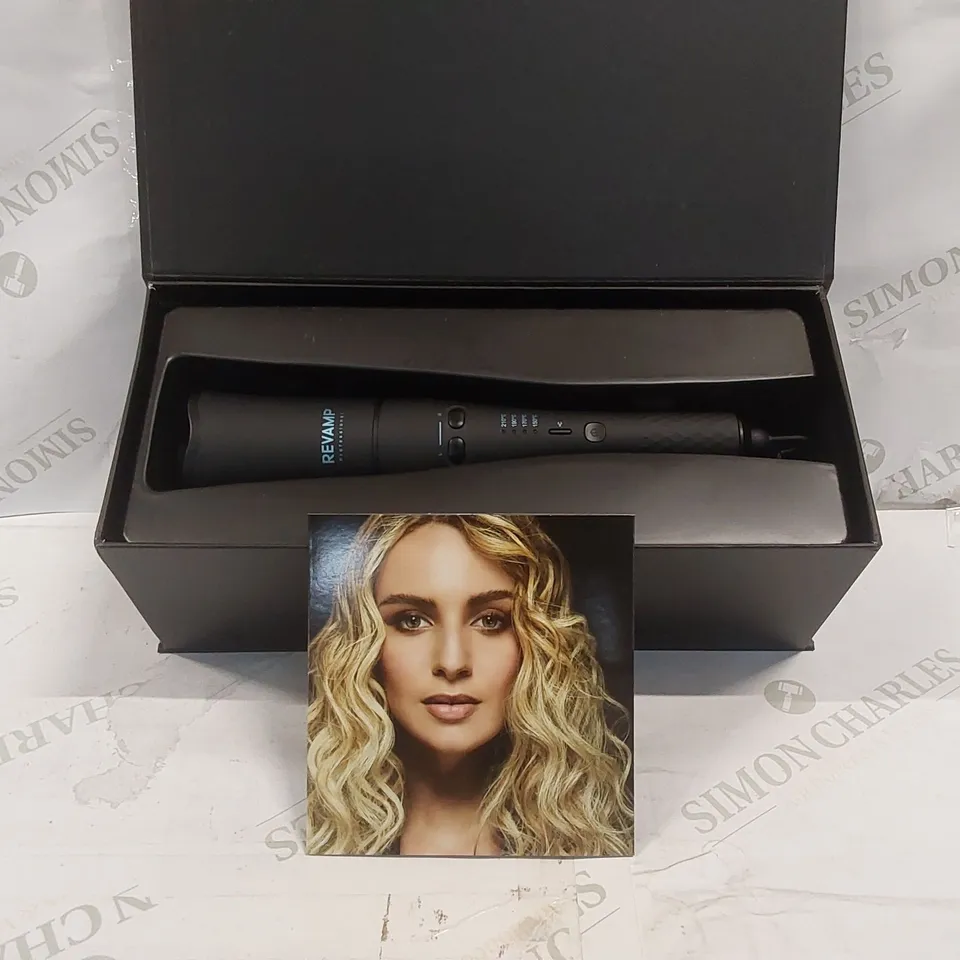 BOXED REVAMP HOLLYWOOD CURL AUTO-ROTATE CERAMIC CURLER RRP £89.99