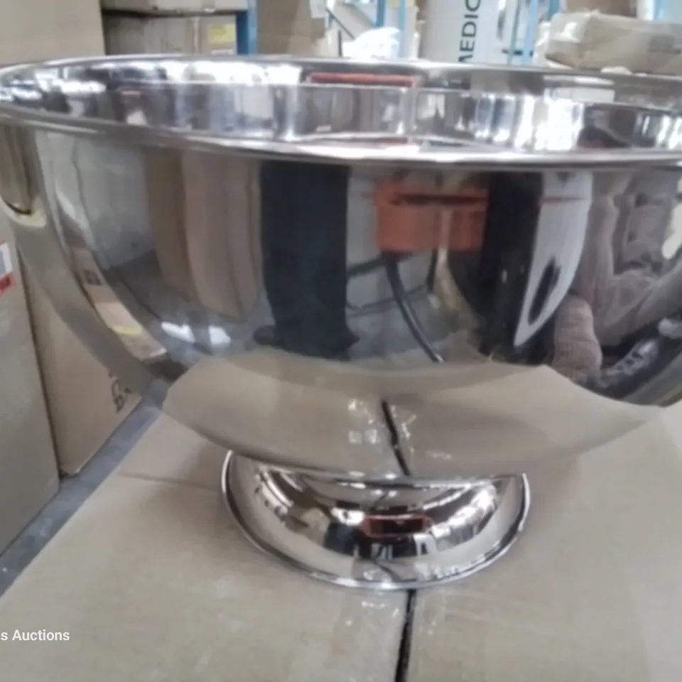 BOXED 36cm STAINLESS STEEL CHAMPAGNE BOWL