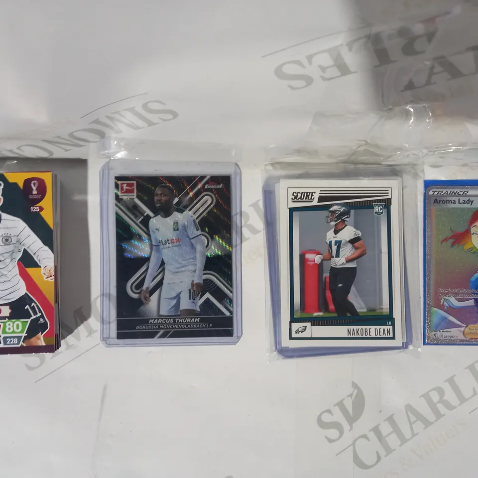 LOT OF ASSORTED TRADING CARDS TO INCLUDE POKÉMON, TOPPS, PANINI, ETC