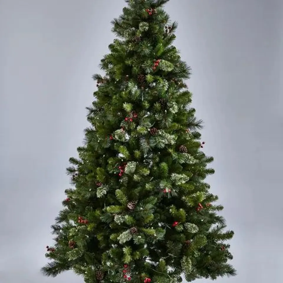 BOXED 8FT BROOKFIELD PRE LIT CHRISTMAS TREE - COLLECTION ONLY RRP £299.99