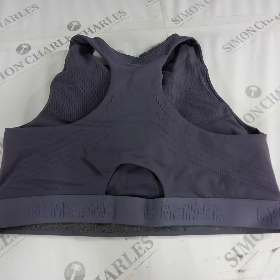 GYMSHARK PURPLE SPORTS BRA - XL