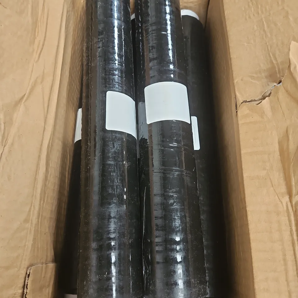 APPROXIMATELY X12 ROLLS OF SHRINK WRAP IN BLACK - COLLECTION ONLY