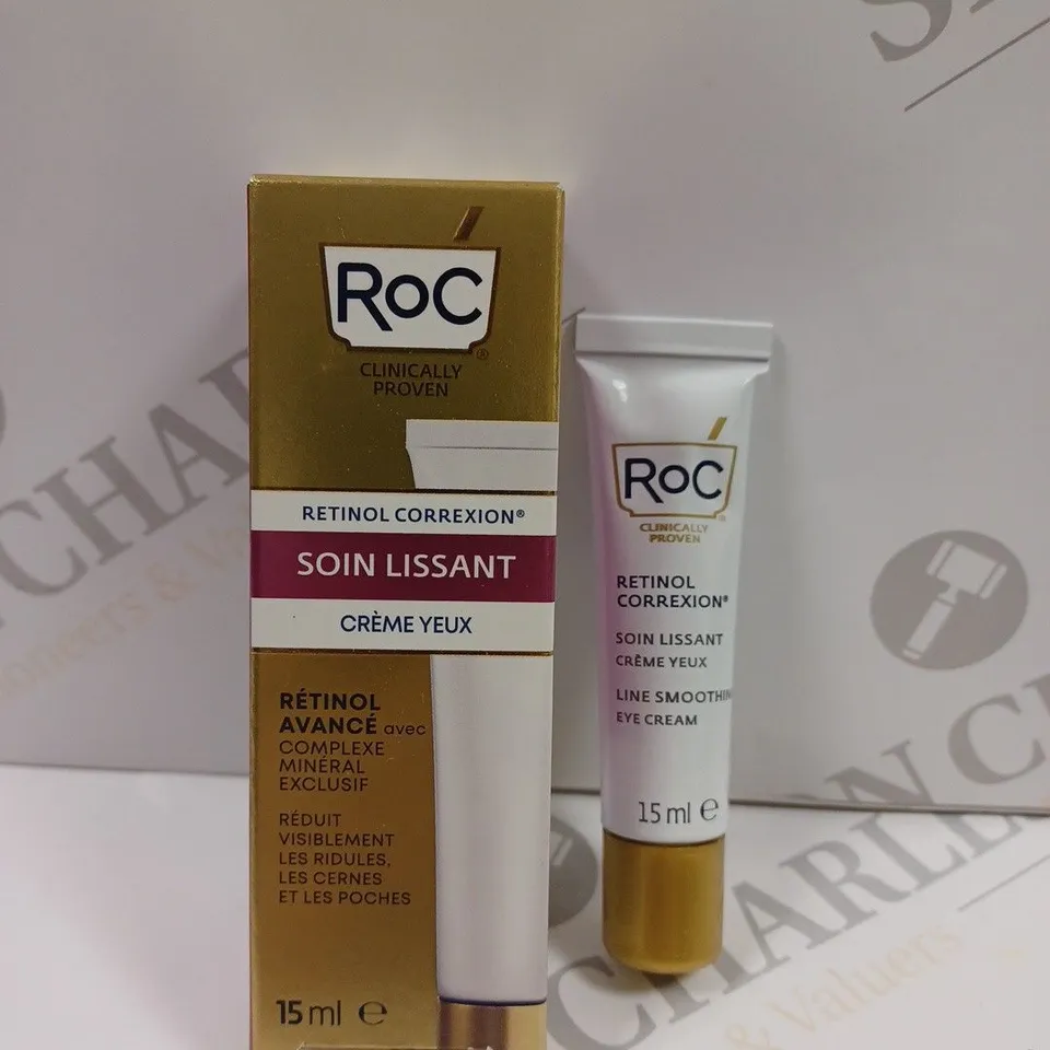 BOXED ROC RETINOL CORREXION SMOOTHING CARE EYES CREAM 15ML