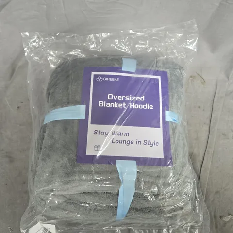 OVERSIZED BLANKET HOODIE β GREY