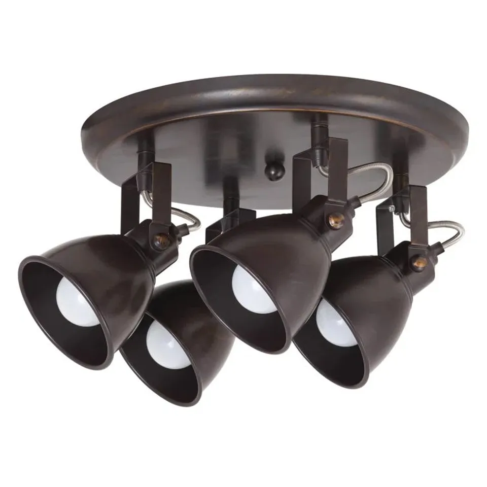 BOXED VITROLLES 4-LIGHT 30CM CEILING SPOTLIGHT