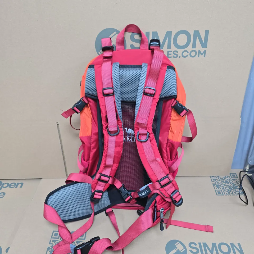 CAMELBAK HIKING BACKPACK RUCKSACK ADJUSTABLE STRAP 40L – ORANGE/PINK