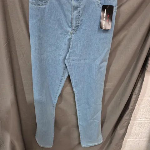 ARINA MONTANA DORA 4014 COMFORT FIT JEANS – UK 16 (EU 44) – 30" INSEAM – STONE