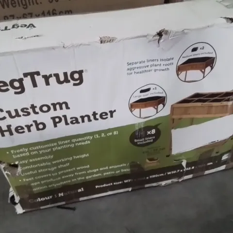 BOXED VEGTRUST CUSTOM HERB PLANTER