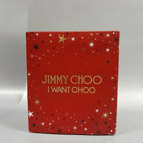 BOXED JIMMY CHOO I WANT CHOO 60ML EAU DE PARFUM GIFT SET